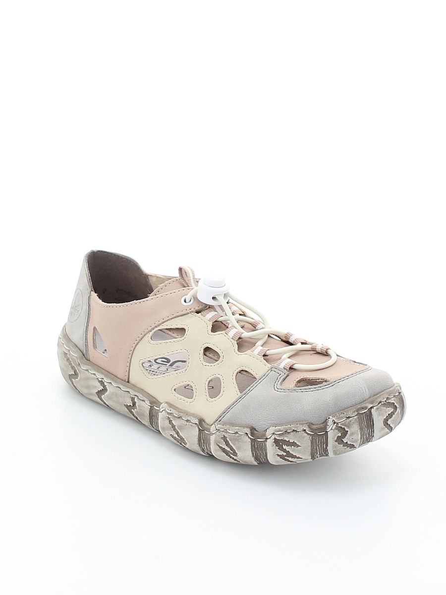 

Полуботинки женские Rieker L0358-60 бежевые 42 RU, Бежевый, L0358-60