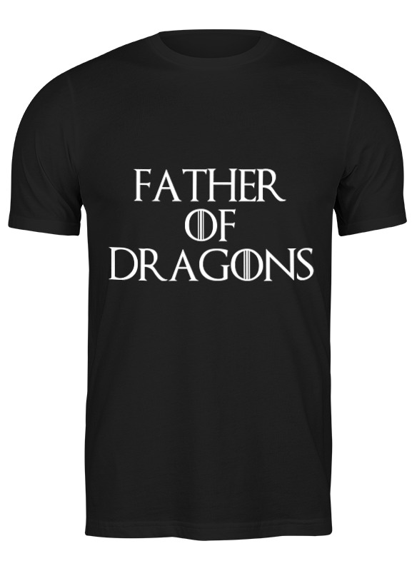 

Футболка мужская Printio Father of dragons 2743893 черная S, Father of dragons 2743893