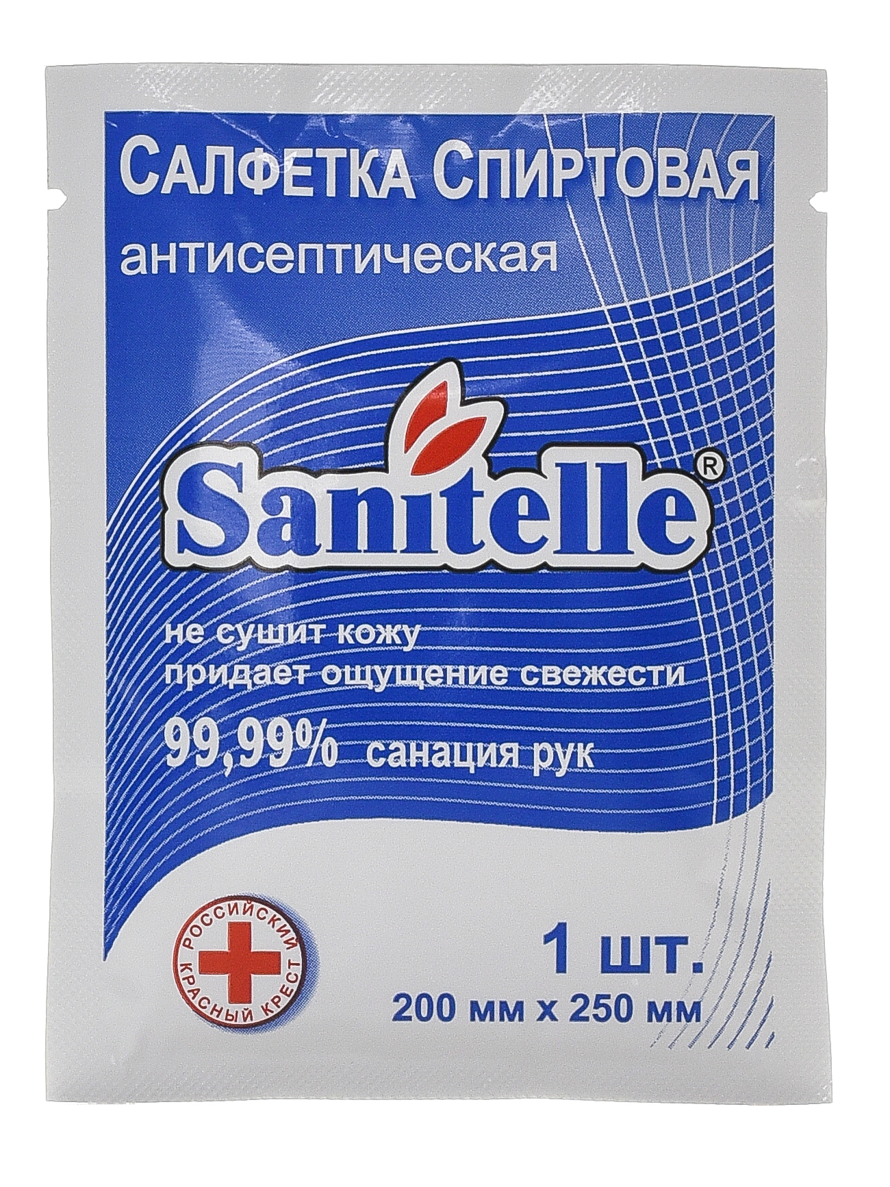 

Cалфетка спиртовая антисептическая Sanitelle, в шоу-боксе 10 шт, 0012-ШБ10-Е-С