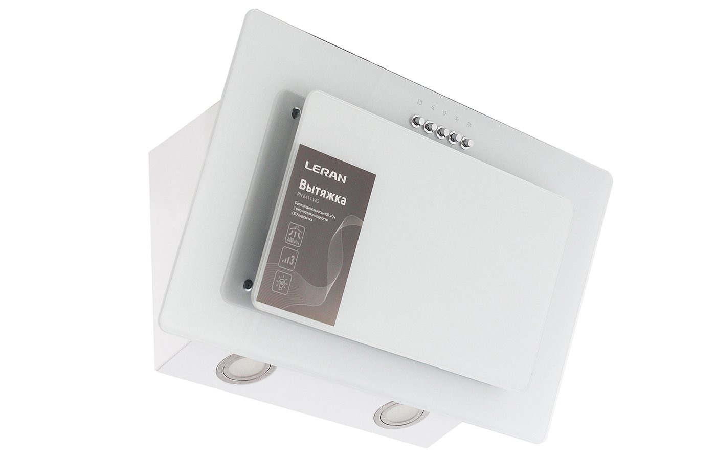 

Вытяжка настенная Leran RH 6411 WG белый, RH 6411 WG