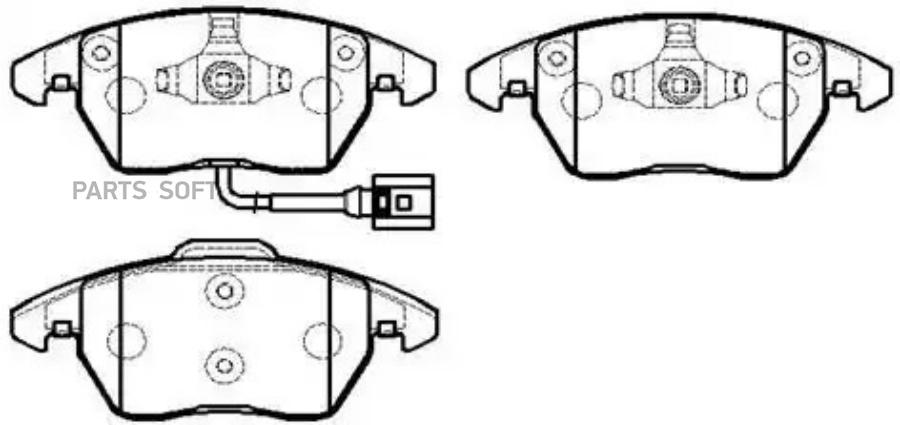 

Колодки Торм. Hsb ( 1 В Корее) Hp8002 Audi A3 Vw Caddy Iii 04 05 Touran 03 Перед. К-Т Hsb