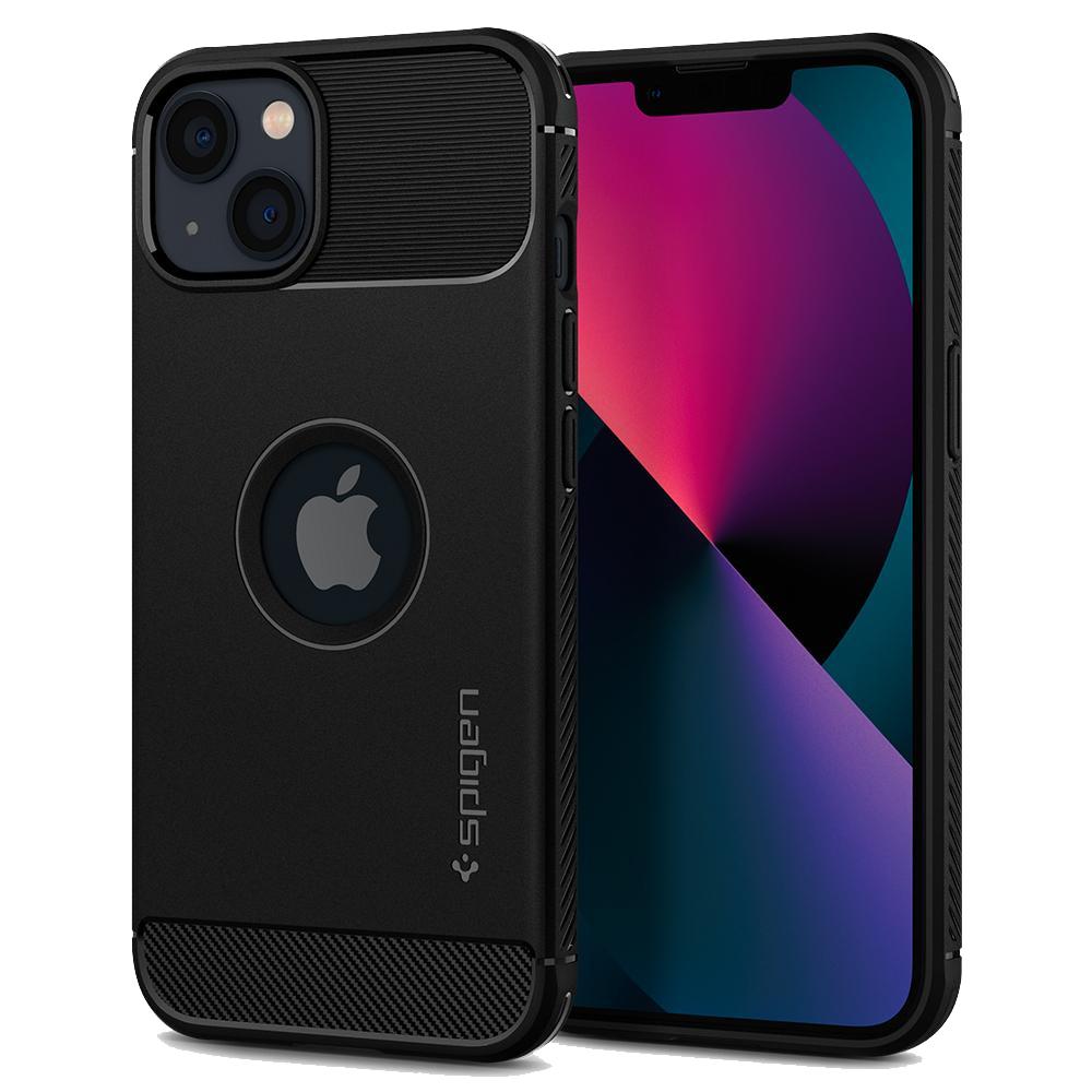 фото Чехол для iphone 13 mini spigen rugged armor matte black