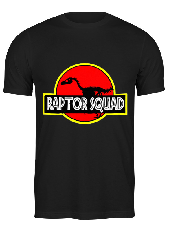 

Футболка мужская Отряд рапторов (парк юрского периода) 2686437 Printio черная S, Отряд рапторов (парк юрского периода) 2686437