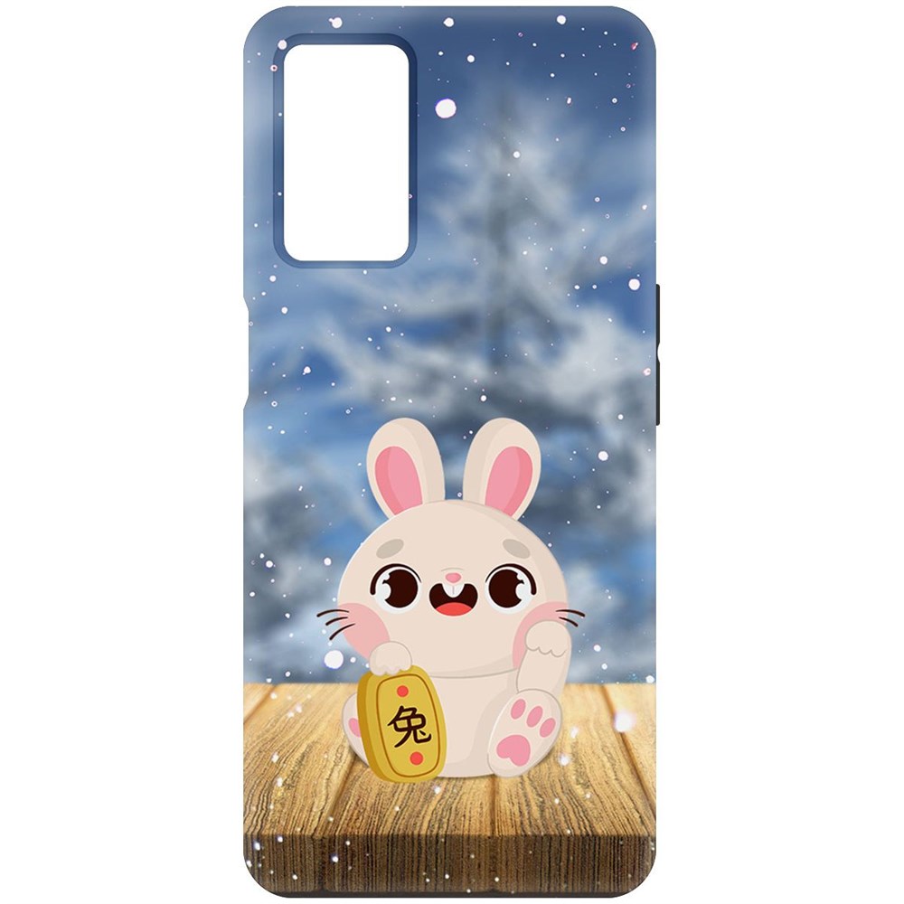 

Чехол-накладка Софт Год кролика для Oppo A55, Черный