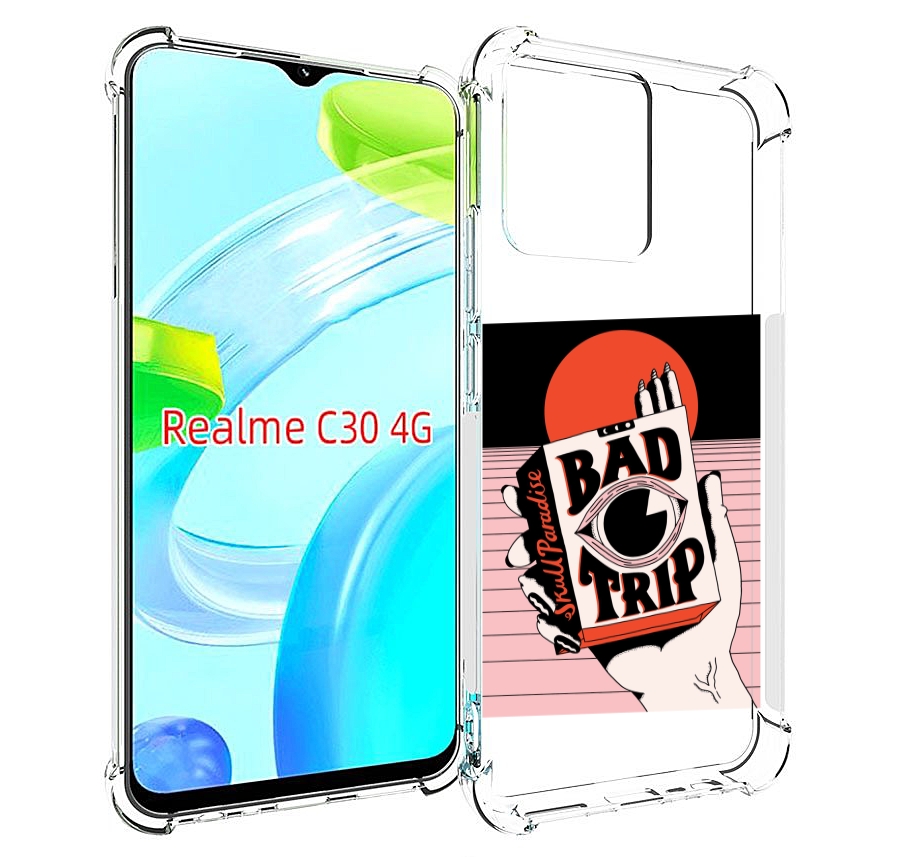 

Чехол MyPads плохая пачка для Realme C30 4G / Narzo 50i Prime, Прозрачный, Tocco