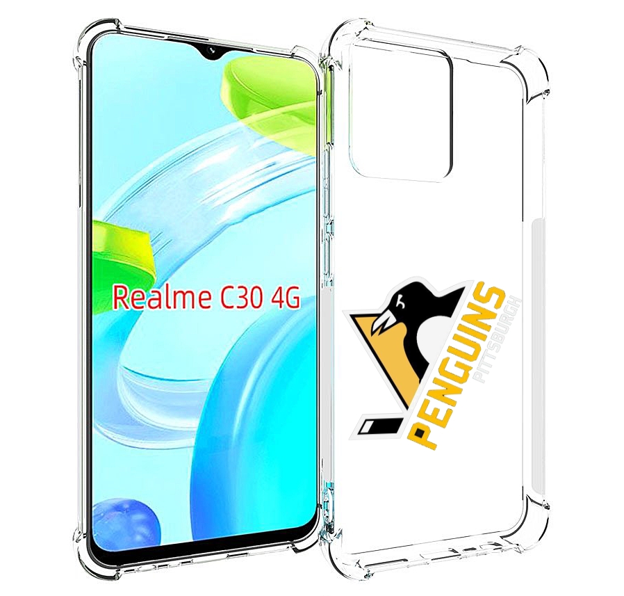 

Чехол MyPads питтсбург пингвинс для Realme C30 4G / Narzo 50i Prime, Прозрачный, Tocco