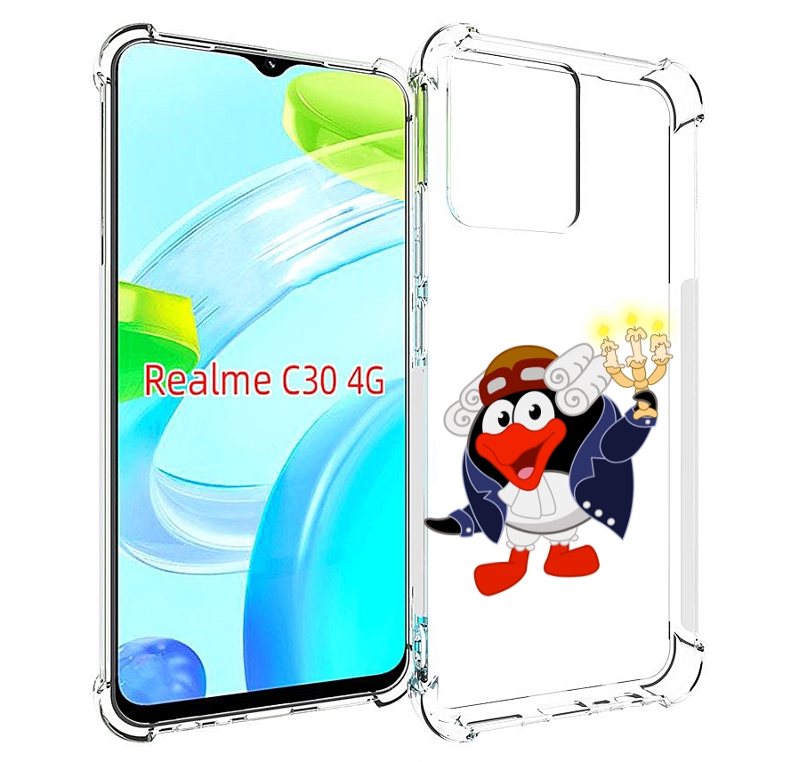 

Чехол MyPads пин-графф для Realme C30 4G / Narzo 50i Prime, Прозрачный, Tocco
