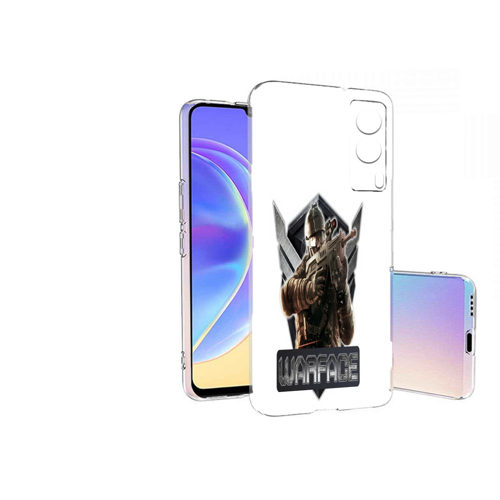 

Чехол MyPads Tocco для Vivo V21E игра про войну (PT161736.380.374), Прозрачный, Tocco