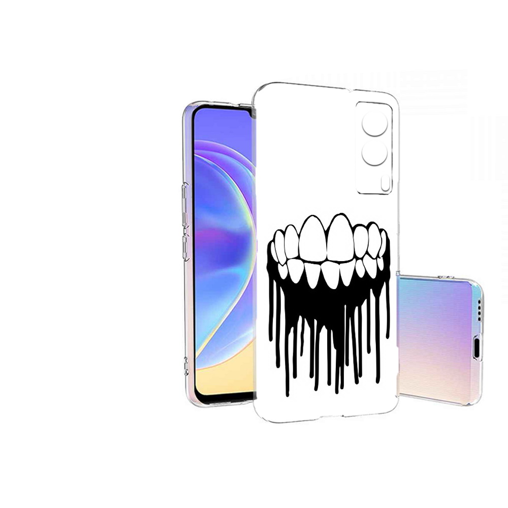 

Чехол MyPads Tocco для Vivo V21E зубы (PT161736.380.372), Прозрачный, Tocco