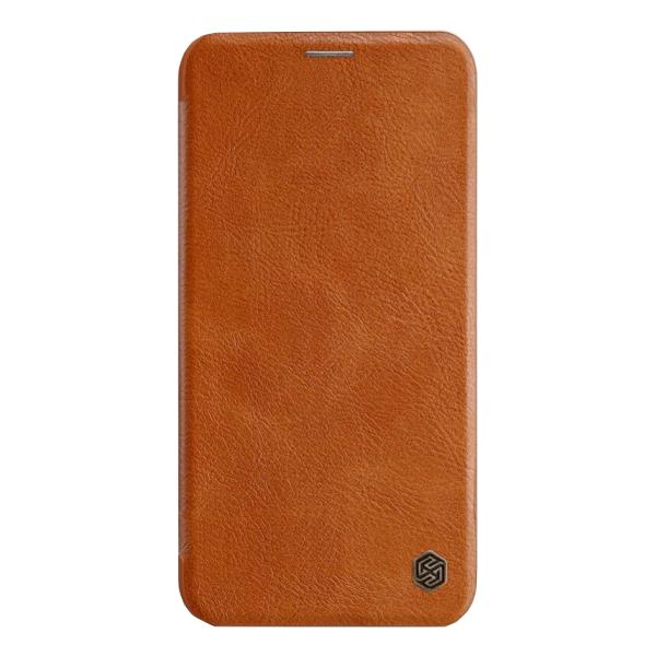 фото Чехол для samsung galaxy s20+ nillkin qin leather case brown