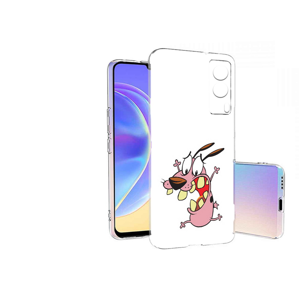 

Чехол MyPads Tocco для Vivo V21E зубастый бобик (PT161736.380.371), Прозрачный, Tocco