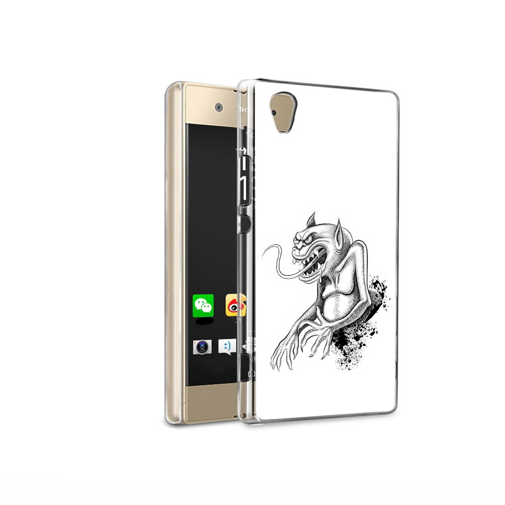

Чехол MyPads Tocco для Sony Xperia XA1 Ultra чорт (PT67027.252.692), Прозрачный, Tocco