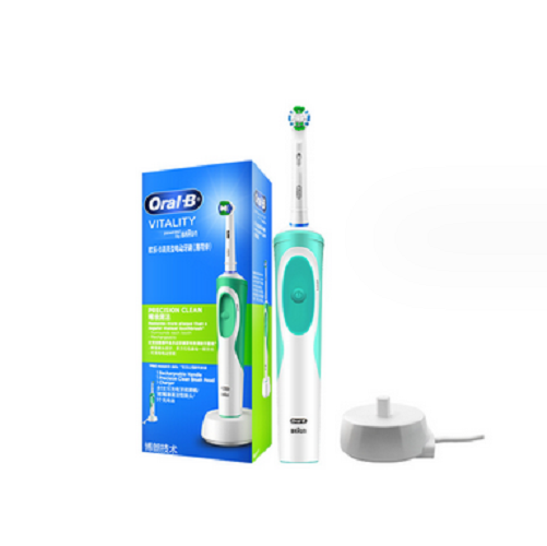 Электрическая зубная щетка Oral-B Vitality D12013 зеленый зубная щетка электрическая oral b vitality 100 blue