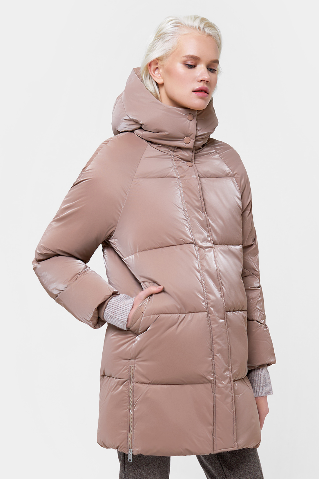

Куртка женская Baon B040541 бежевая XXL, B040541