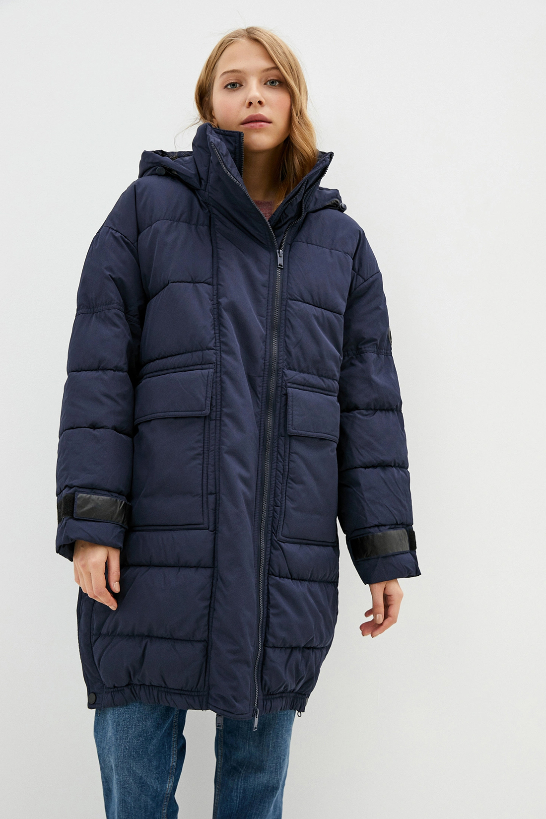 

Куртка женская Baon B040507 синяя XS, Синий, B040507
