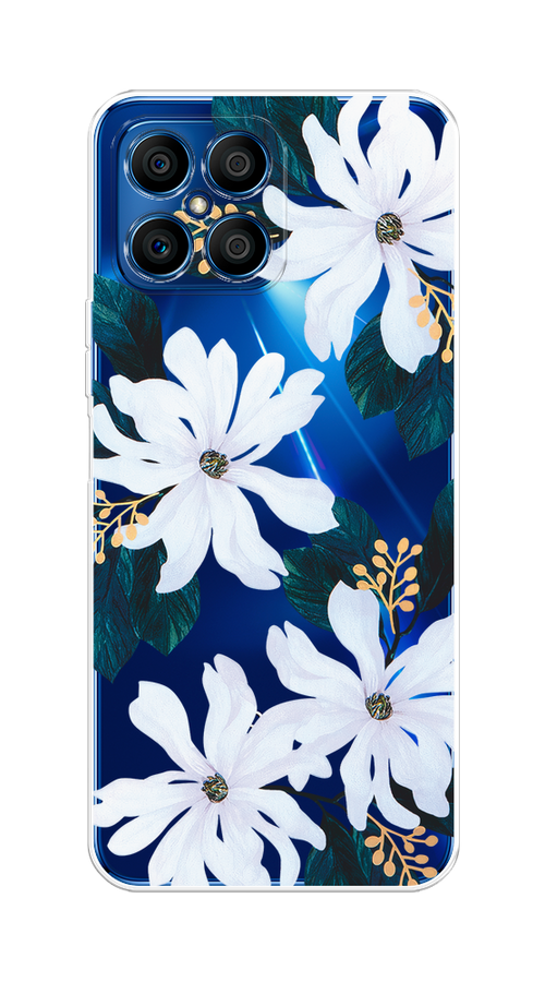 

Чехол на Honor X8 "Delilah Flower", Зеленый;белый, 6107650-1