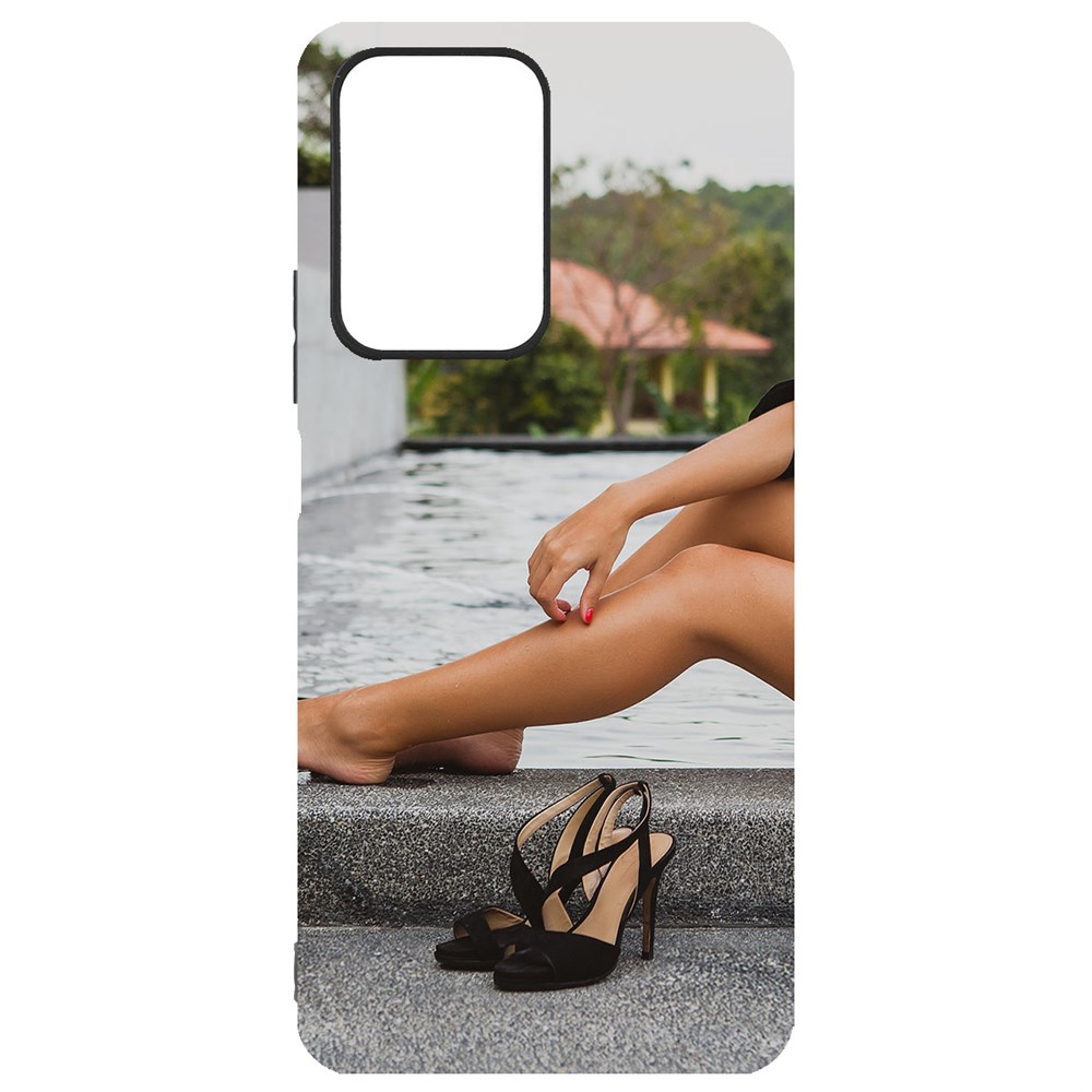 

Чехол-накладка Krutoff Soft Case Босоножки женские для Xiaomi 11T Pro черный