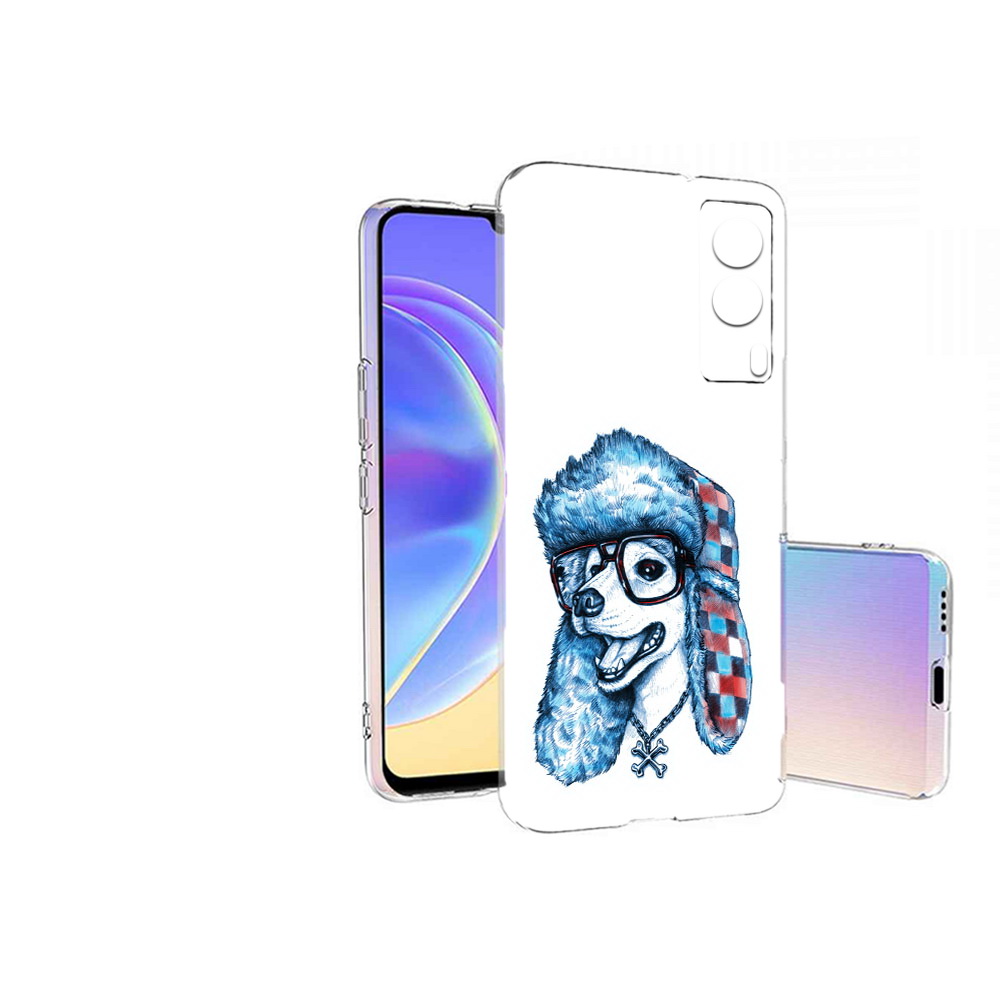 

Чехол MyPads Tocco для Vivo V21E зимний пес (PT161736.380.362), Прозрачный, Tocco