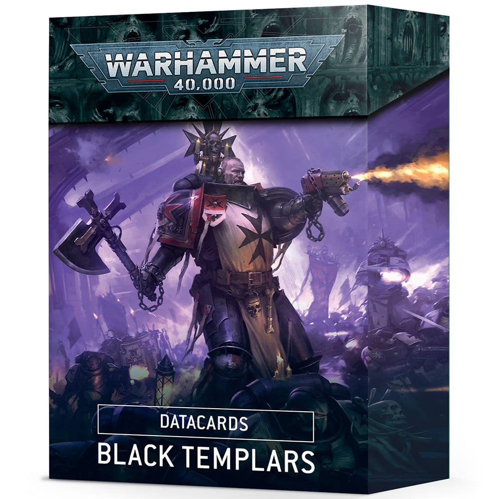 Набор карточек для игры Games Workshop Warhammer 40000: Datacards - Black Templars 55-52