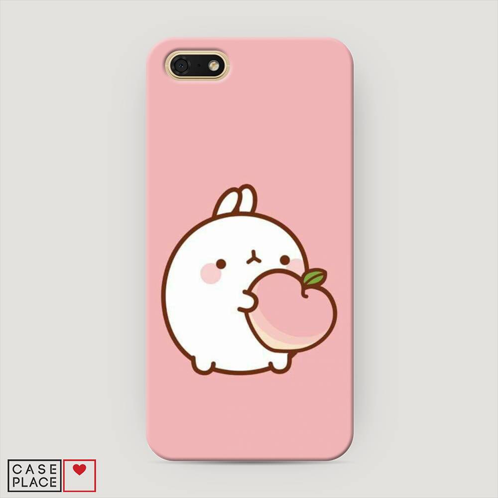 

Чехол Awog "Кролик с персиком" для Huawei Y5 2018, 65920-1
