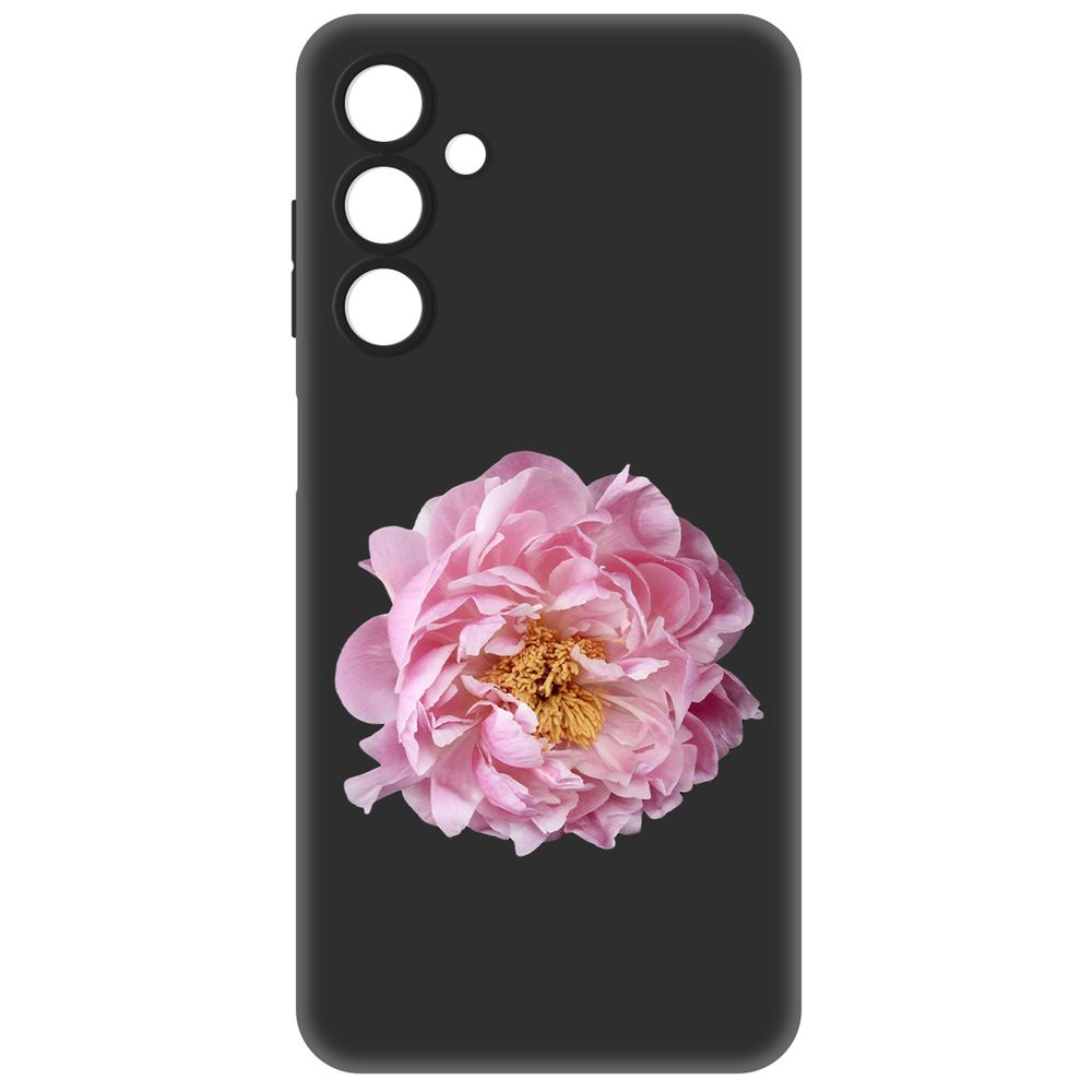 

Чехол-накладка Krutoff Soft Case Розовый пион для Samsung Galaxy A25 5G (A256) черный