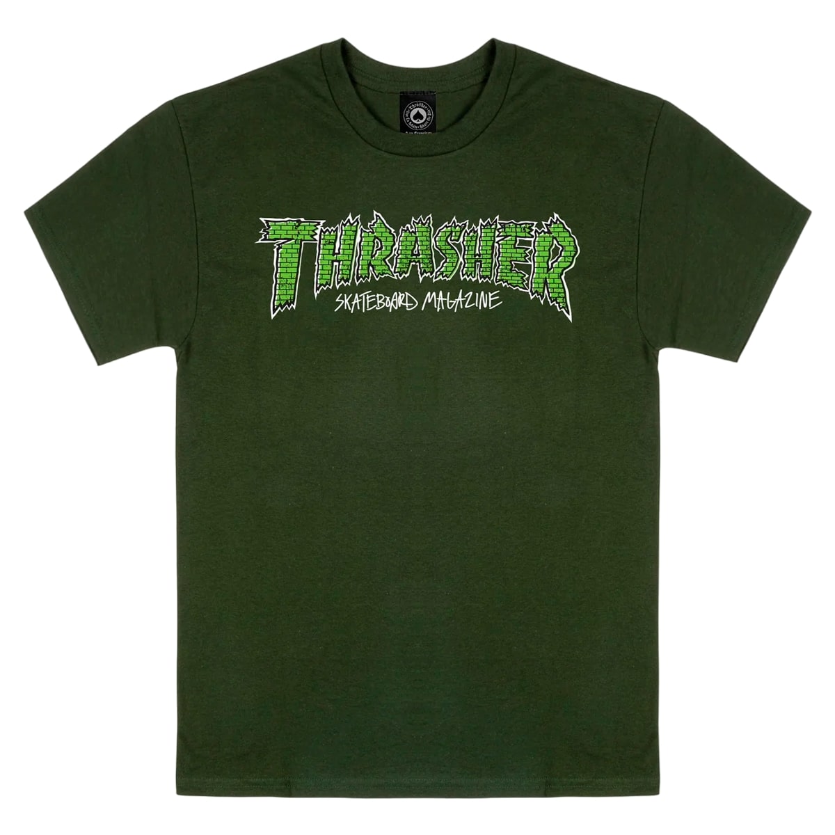 Футболка мужская Thrasher Brick зеленая L 7642₽