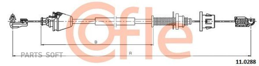 Трос Газа COFLE 92110288