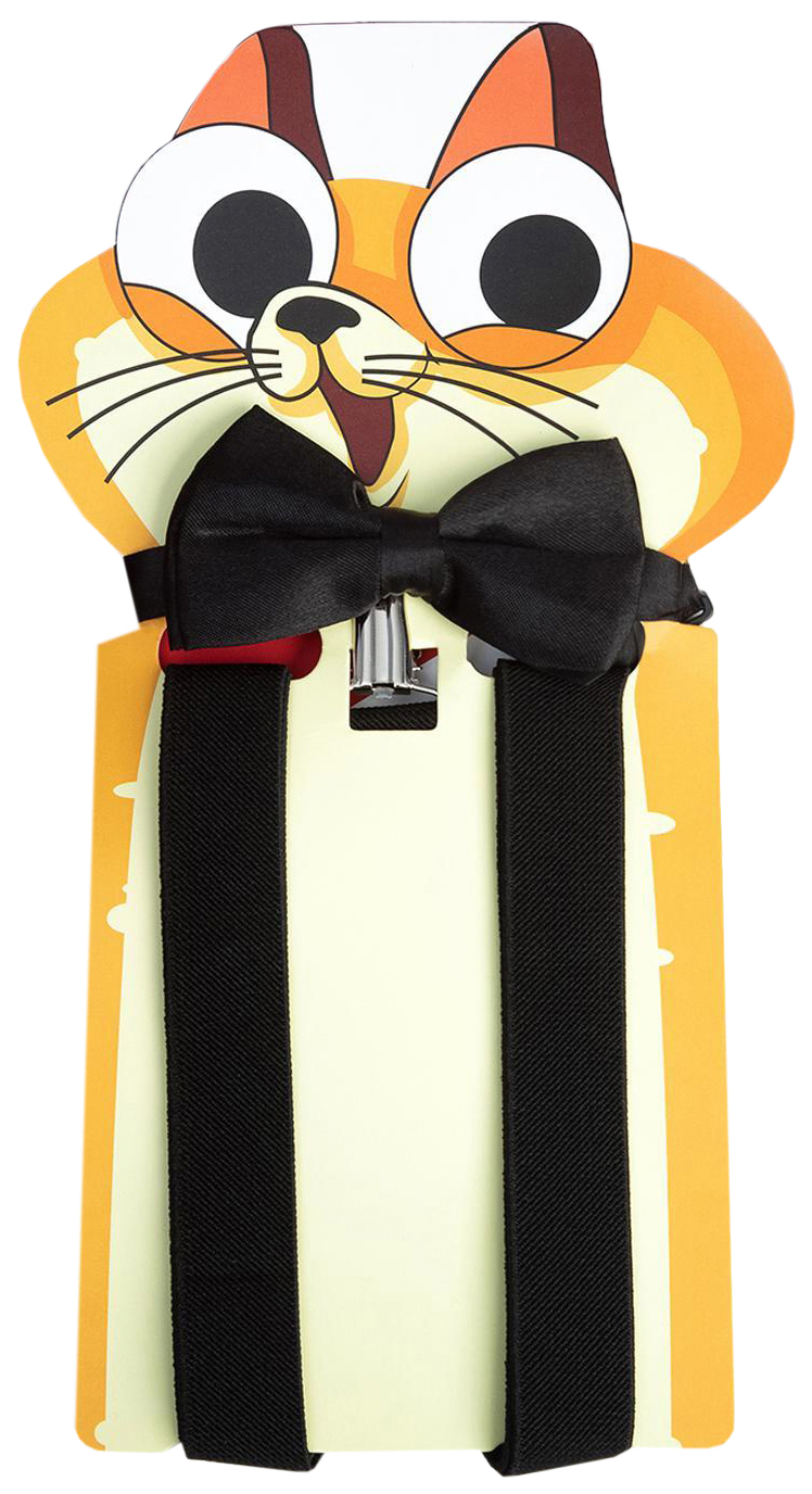 

Набор детский KAFTAN Кот подтяжки и галстук-бабочка, Черный, Подарочные наборы для мальчиков