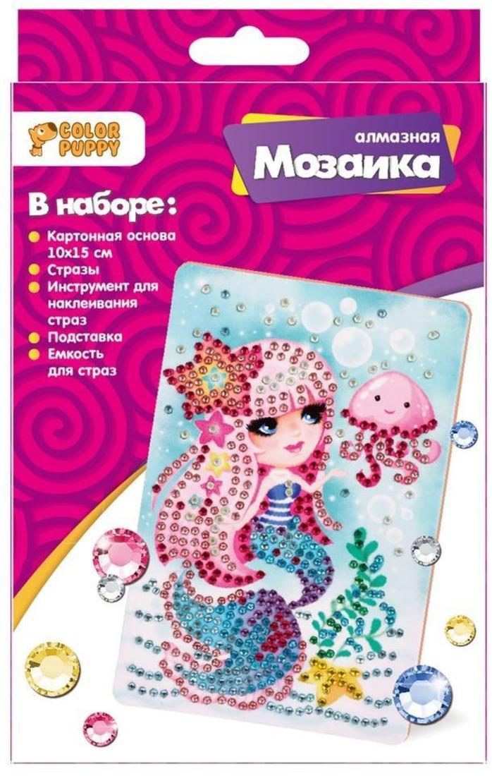 

Набор д/творч. Алмазная мозаика Русалка, 10x15см