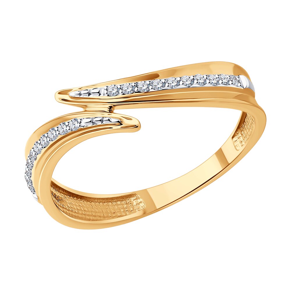 

Кольцо из красного золота с бриллиантом р.  Diamant 51-210-01900-1, 51-210-01900-1