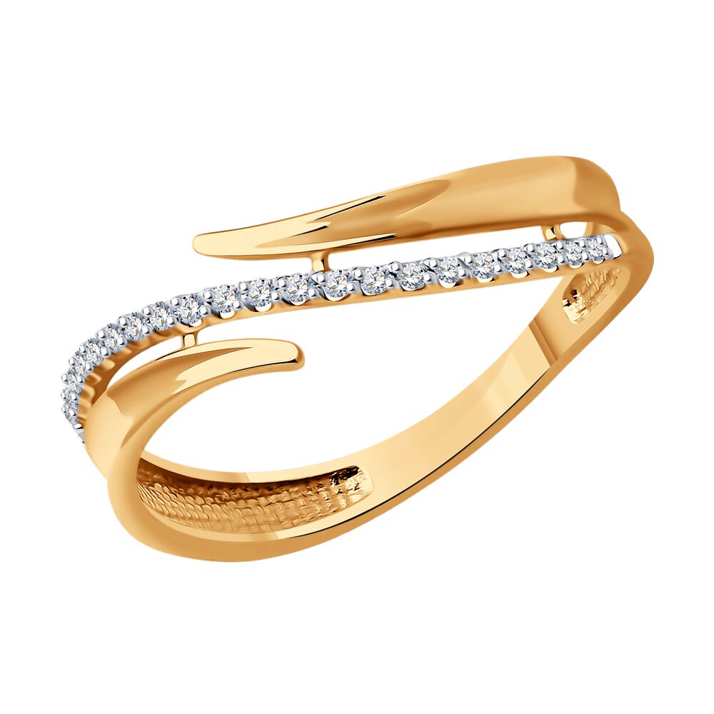 

Кольцо из красного золота с бриллиантом р. , Diamant 51-210-01894-1, 51-210-01894-1