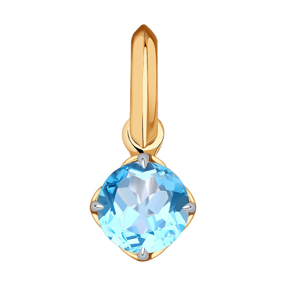 

Кулон из красного золота с топазом Diamant 51-330-01767-1, 51-330-01767-1
