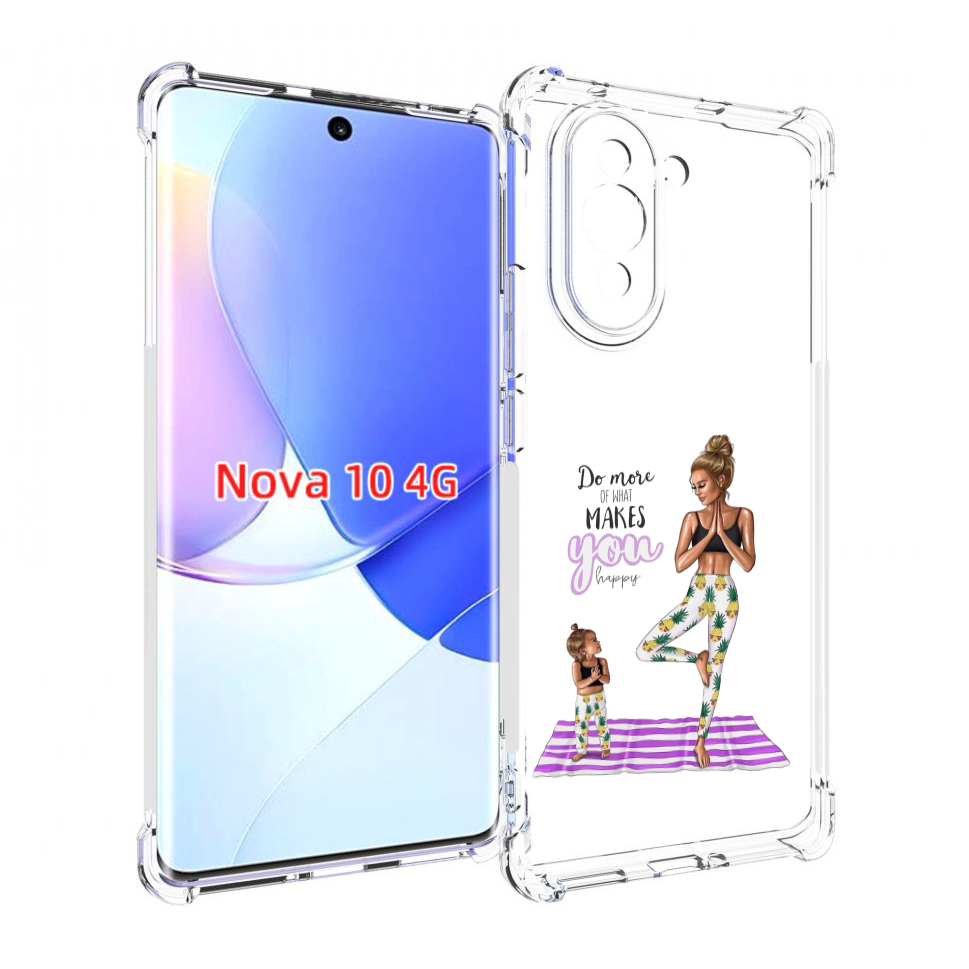 

Чехол MyPads Девочки-в-ананасах для Huawei Nova 10, Прозрачный, Tocco