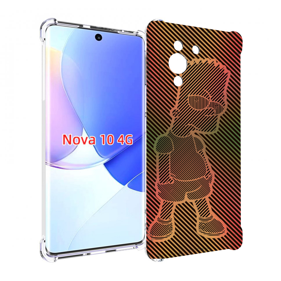 

Чехол MyPads Графический-Барт-Симпсон для Huawei Nova 10, Прозрачный, Tocco