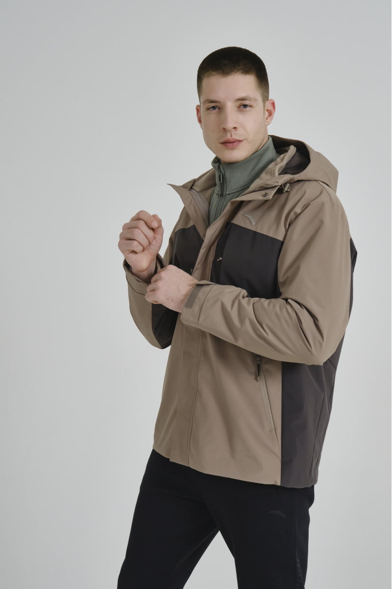 

Куртка мужская Anta 852346604 OUTDOORS WATER RESISTANT серая XL, Серый, 852346604 OUTDOORS WATER RESISTANT