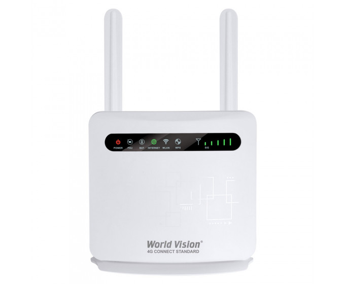 

Wi-Fi роутер World Vision 4G CONNECT STANDART (32935), 4G CONNECT STANDART