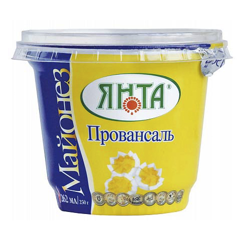 

Майонез Янта Провансаль 67% стакан 250 г