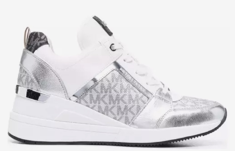 

Кроссовки женские Michael Kors 43R2GEFS1B бело-серебристые, 38 EU, Белый;серебристый, 43R2GEFS1B