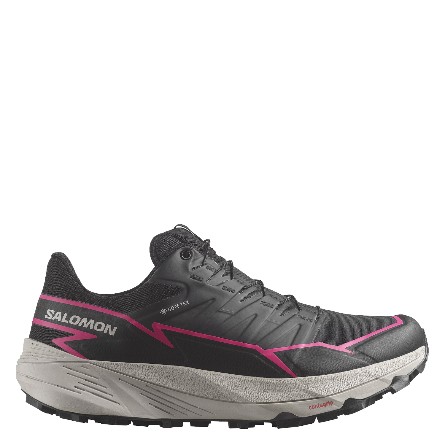 

Кроссовки женские Salomon Thundercross gtx черные 7.5 UK, Черный, Thundercross gtx