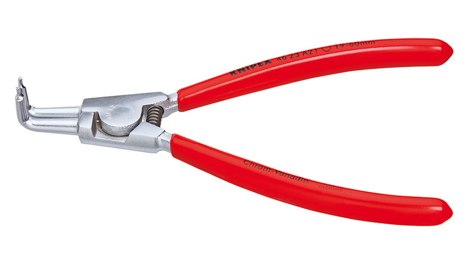 

Щипцы Knipex для внешних стопорных колец, губки 90°, 10-25 мм, длина 125 мм KN-4623A11, KN-4623A11