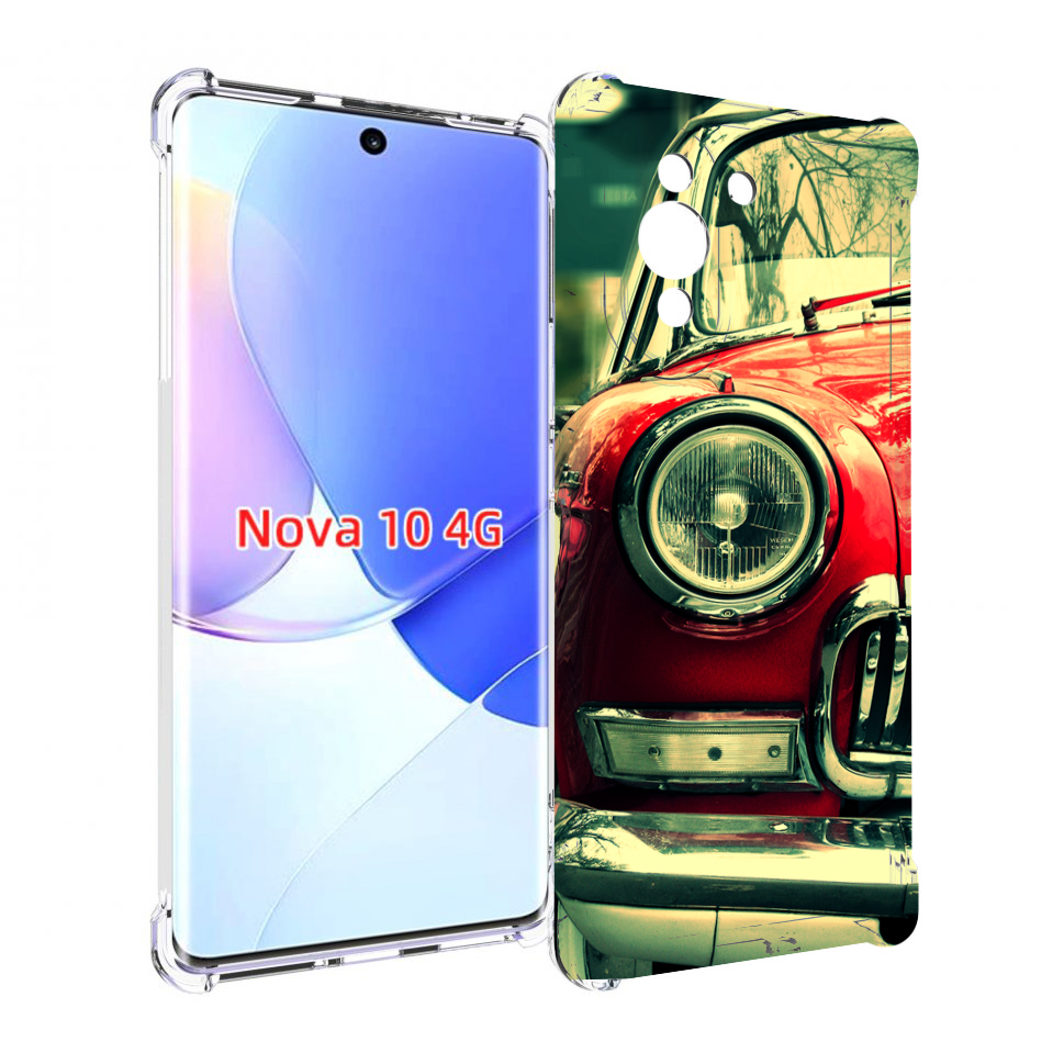 

Чехол MyPads Винтажная-машина мужской для Huawei Nova 10, Прозрачный, Tocco