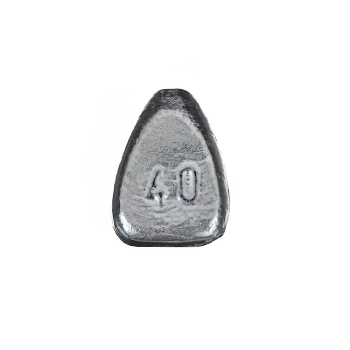

Груз YUGANA, оливка, плоский бок, скользящий 40 г (5 шт), Серый, Оливка плоский бок
