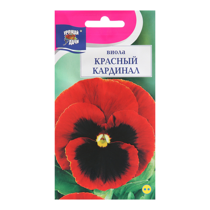 

Семена цветов Виола "Красный кардинал", 0,1 г (2 шт.)