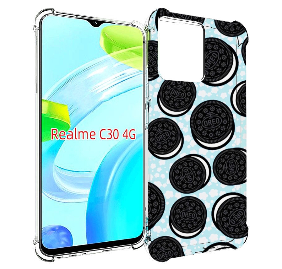 

Чехол MyPads орео печеньки для Realme C30 4G / Narzo 50i Prime, Прозрачный, Tocco