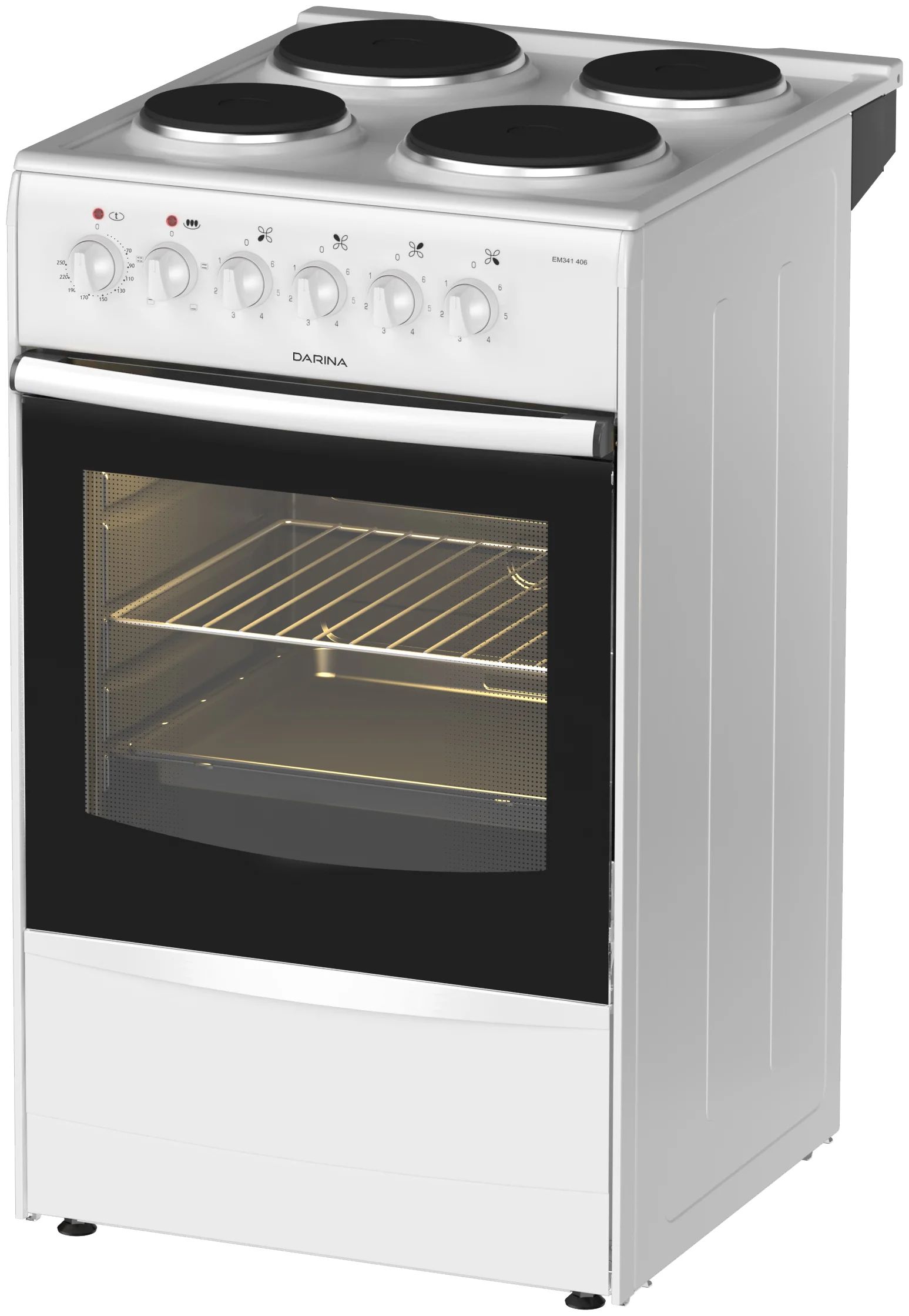 

Электрическая плита Darina 1BEM341406W белый, 1BEM341406W