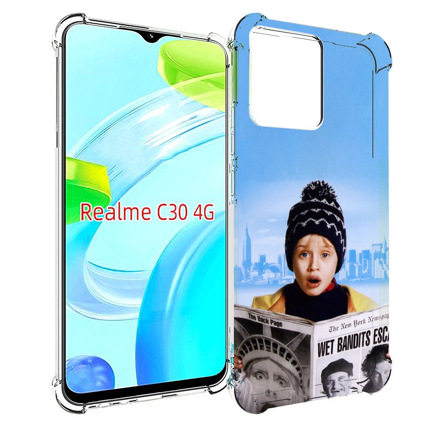 

Чехол MyPads один-дома-детский для Realme C30 4G / Narzo 50i Prime, Прозрачный, Tocco