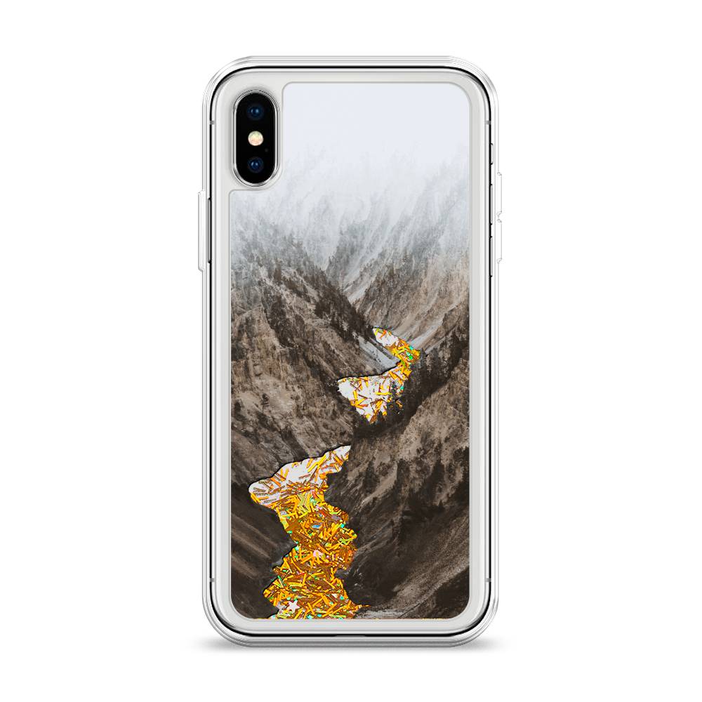 

Чехол Awog на Apple iPhone XS (10S) / Айфон XS (10S) "Горная река", 11890-1