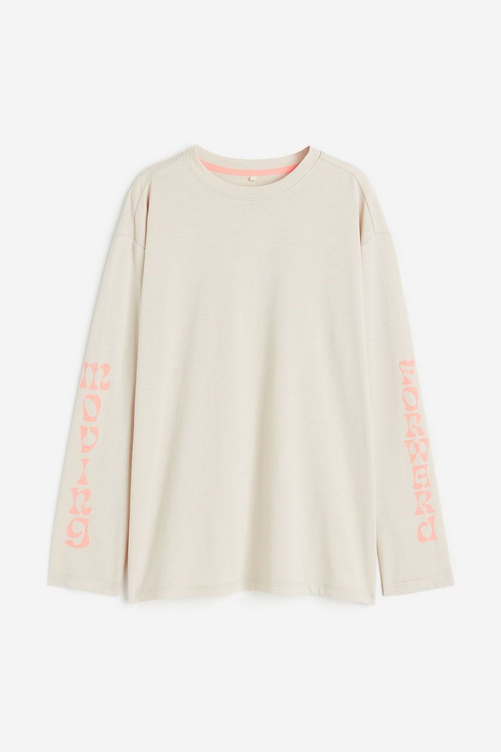 

Лонгслив детский H&M 1176452, светло-бежевый, 110, 1176452