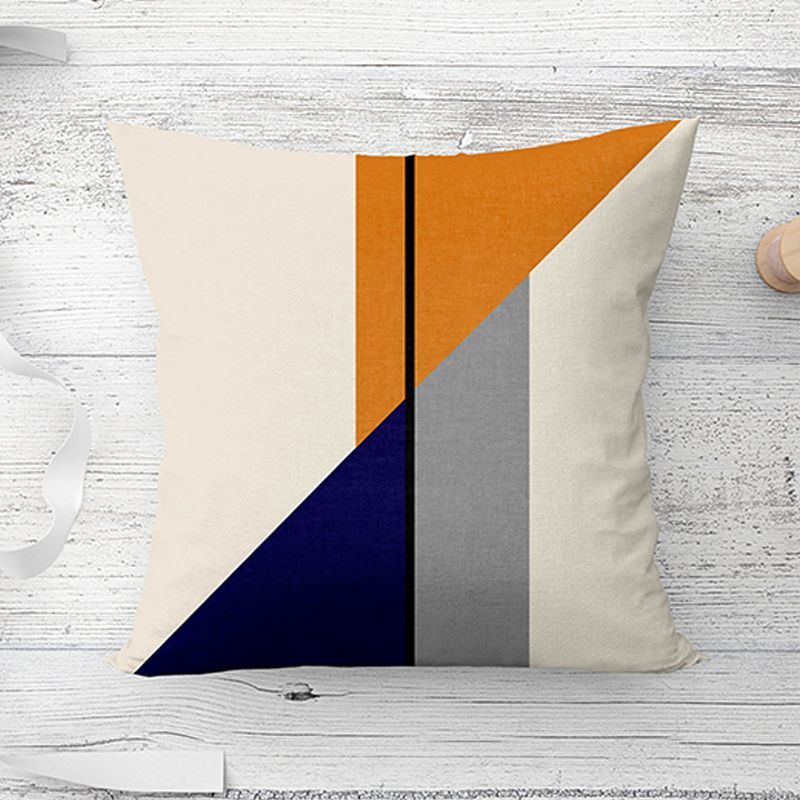 

Наволочка декоративная 40х40 Треугольники, Гламур, велюр, Бежевый