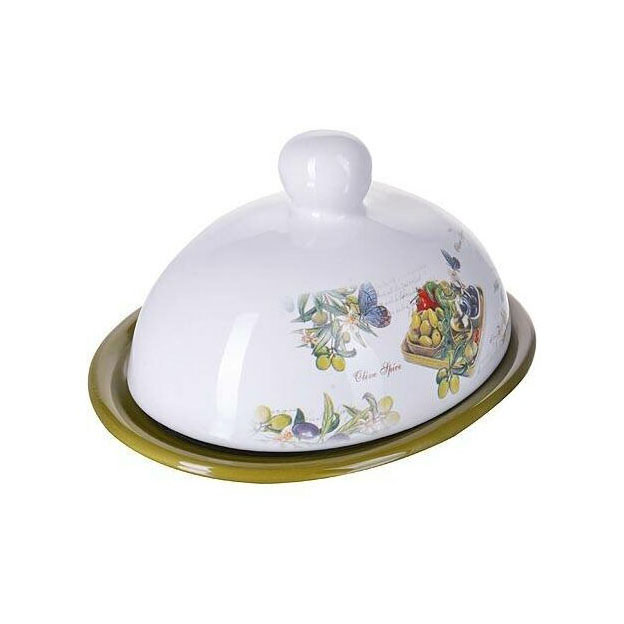 

Маслёнка с крышкой ОЛИВА Loraine 28148 KSMB-28148, Зеленый;белый